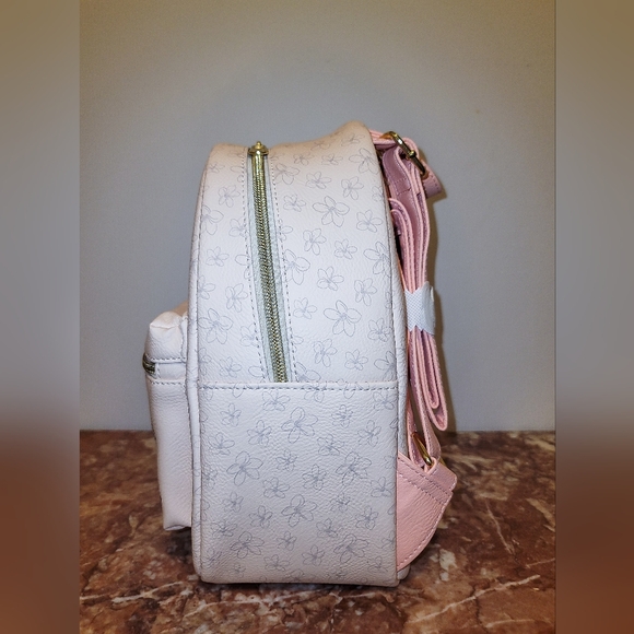NWT Disney Loungefly Stitch Tropical Flowers Mini Backpack